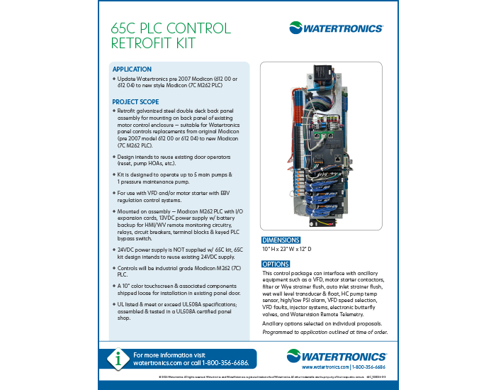 65C PLC Control Retrofit Kit